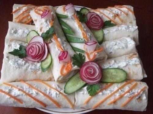 Шаурма по домашнему.

