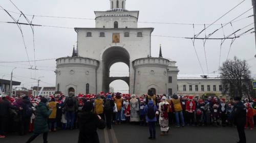Забег дедов морозов во Владимире. 05