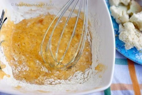 Цветная капуста в кляре. 03