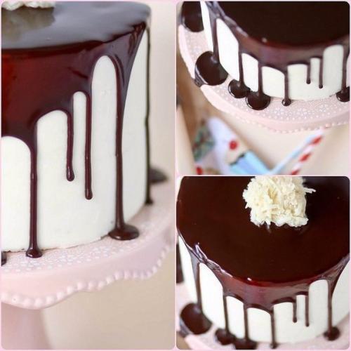 Шоколадно - кокосовый торт. 04