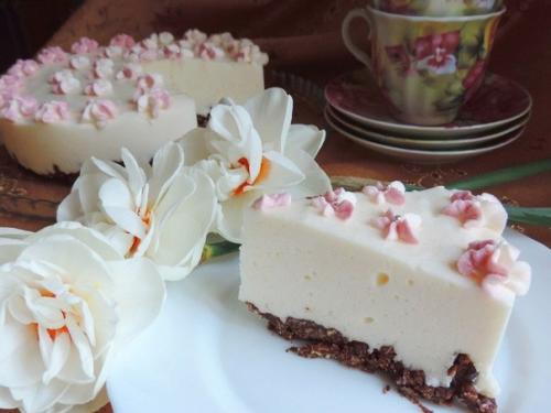 Очень нежный тортик без выпечки! 07