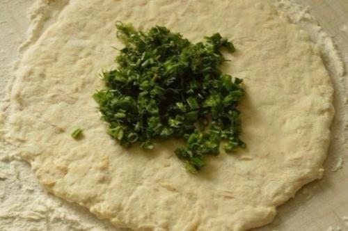 Сырные лепешки с разными начинками. 02