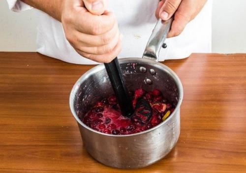 Открытый пирог с клюквой. 03 Открытый пирог с клюквой. 03