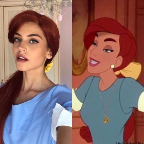 Визажистка из греции в образе диснеевской принцессы Анастасии. 01