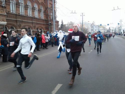 Забег дедов морозов во Владимире. 04
