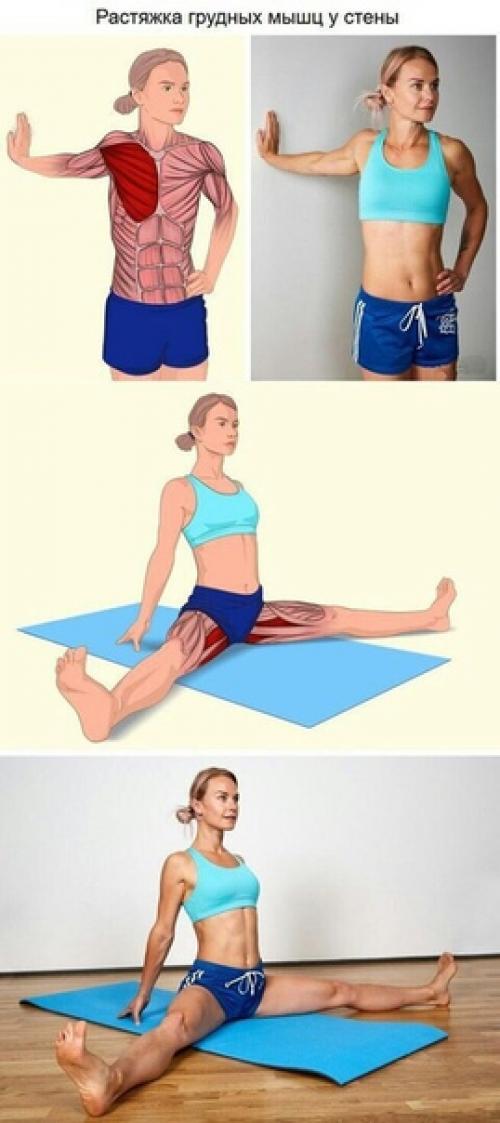 Упражнения на растяжку. 01