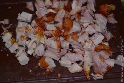 Салат с курицей, овощами и кунжутом. 01 Салат с курицей, овощами и кунжутом. 01