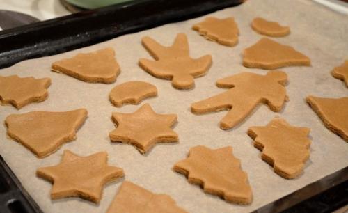 Имбирное печенье.  Вам понадобится (на 2 противня: 06