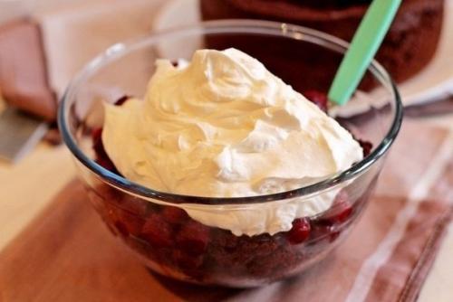 Шифоновый бисквит с вишней. 02 Шифоновый бисквит с вишней. 02