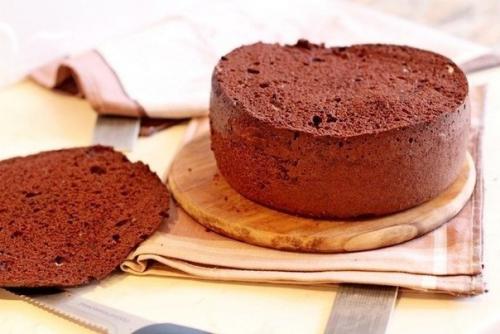 Шифоновый бисквит с вишней. 01 Шифоновый бисквит с вишней. 01