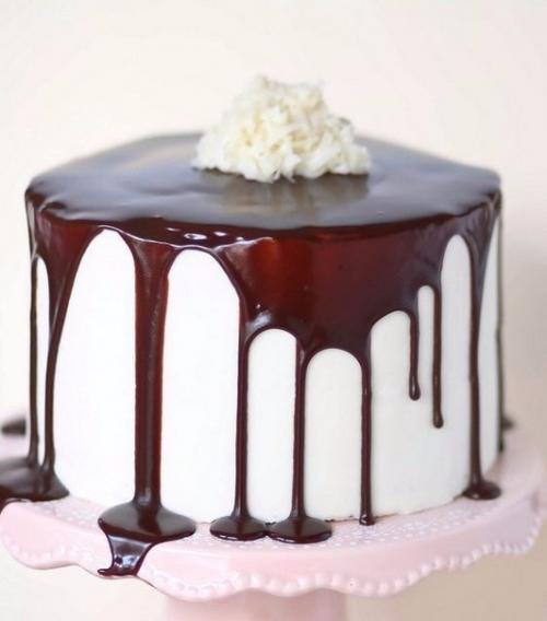 Шоколадно - кокосовый торт. 01