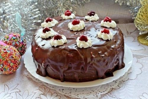 Шифоновый бисквит с вишней. 05 Шифоновый бисквит с вишней. 05