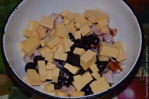 Салат с курицей, овощами и кунжутом. 04 Салат с курицей, овощами и кунжутом. 04