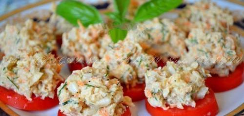 Рыбная закуска.  Ингредиенты: