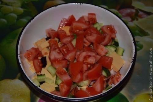 Салат с курицей, овощами и кунжутом. 07 Салат с курицей, овощами и кунжутом. 07