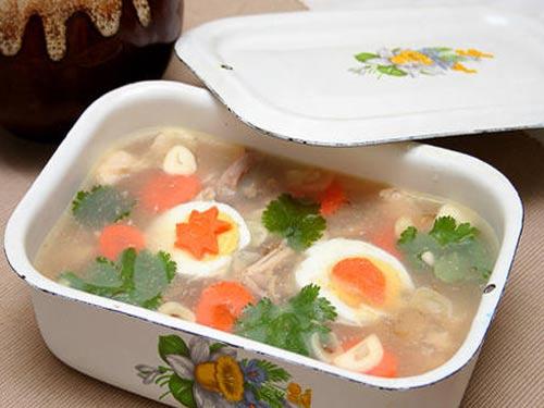 Куриный холодец.   Ингредиенты: 05