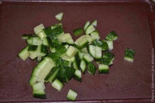 Салат с курицей, овощами и кунжутом. 02 Салат с курицей, овощами и кунжутом. 02