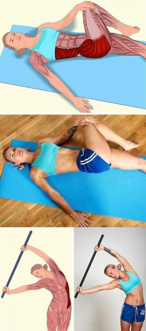 Упражнения на растяжку. 02