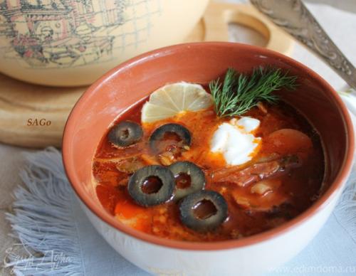 Вкуснейший суп - солянка. 02 Вкуснейший суп - солянка. 02