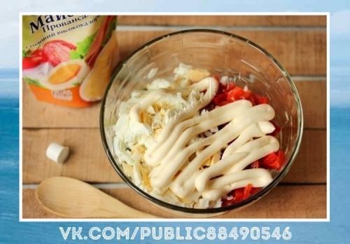 Вкуснятина!  Салат Шедевр с курицей и сладким перцем отлично подойдет к новогоднему столу! 04