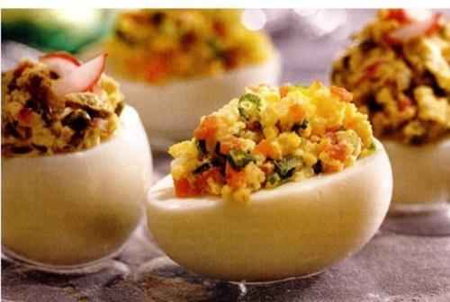 Фаршированные яйца. 26 вариантов для начинки: 05 Фаршированные яйца. 26 вариантов для начинки: 05