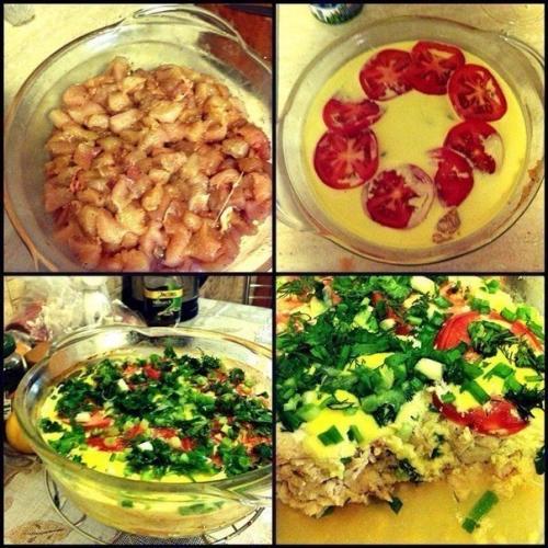 Запеканка из курицы.