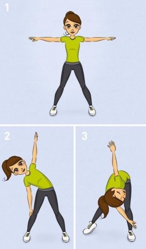 10 волшебных утренних упражнений для бодрости и здоровья. 03