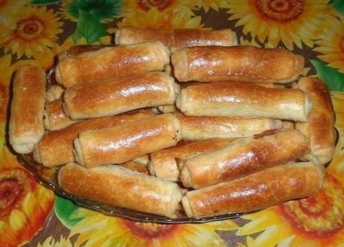 Хрустящие трубочки с начинкой.