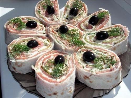 Закуски из лаваша. 01 Закуски из лаваша. 01