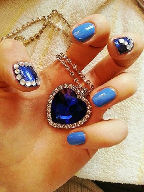 Колье Сердце Океана с камнями Swarowski. 03