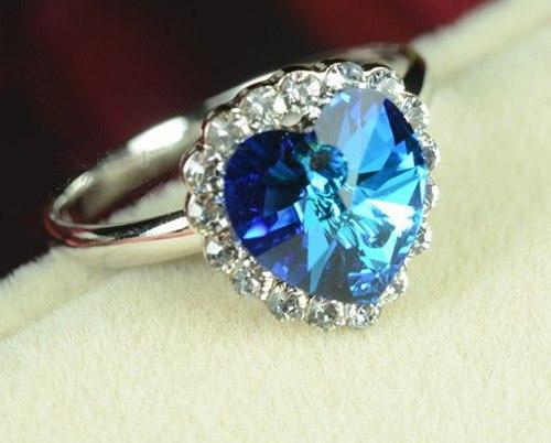 Колье Сердце Океана с камнями Swarowski. 04