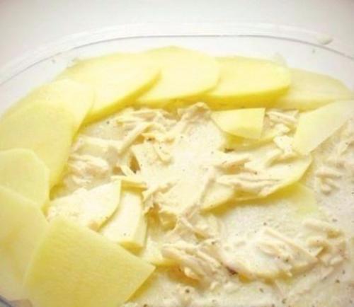 Божественная курочка под шубой в духовке. 05