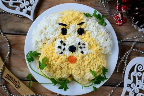 Топ - 10 закусок и салатов на новый 2018 год собаки! 04 Топ - 10 закусок и салатов на новый 2018 год собаки! 04