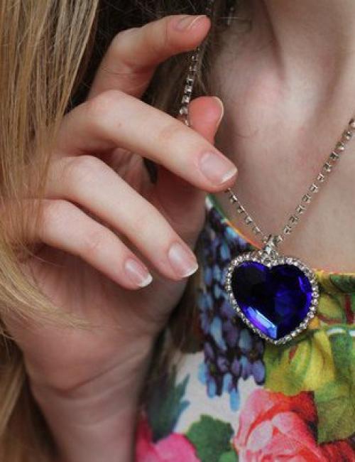 Колье Сердце Океана с камнями Swarowski.