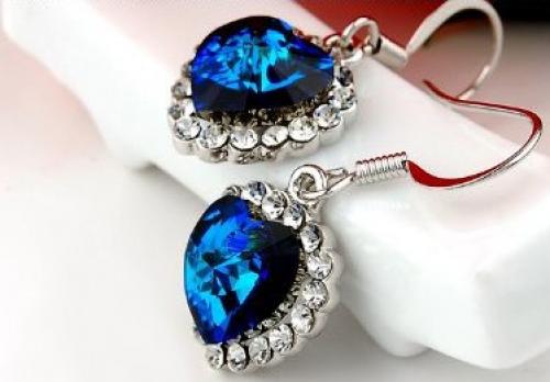 Колье Сердце Океана с камнями Swarowski. 05