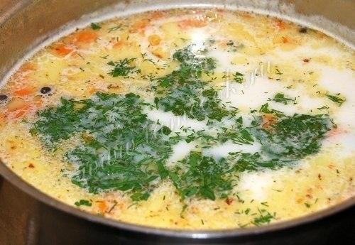 Сырный суп с курицей. 08 Сырный суп с курицей. 08