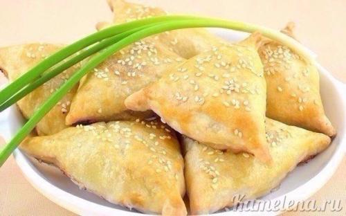 Самса с курицей.

