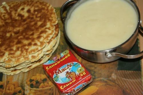 Торт со сгущенкой на сковороде. 05 Торт со сгущенкой на сковороде. 05