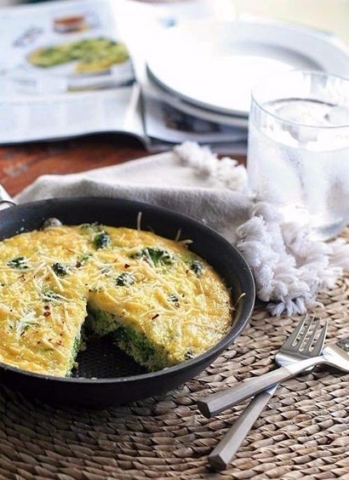Омлет с брокколи на завтрак?