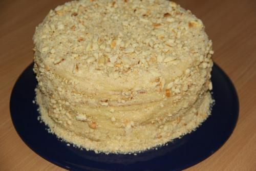 Торт со сгущенкой на сковороде. 08 Торт со сгущенкой на сковороде. 08