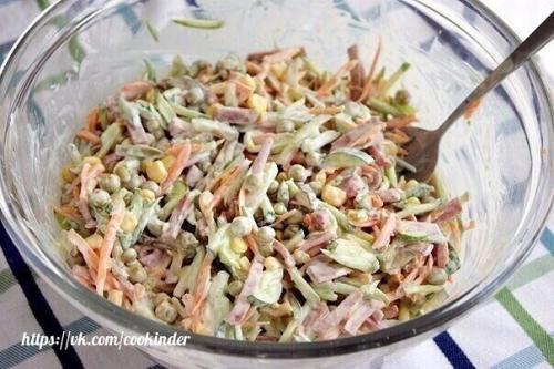 Салат, в который ничего не надо варить. 01