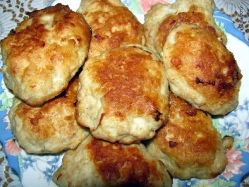 Диетические куриные котлетки с Овсянкой.

