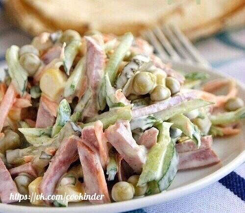 Салат, в который ничего не надо варить. 02