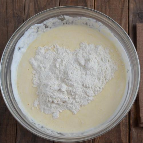 Заварные творожные блины. 03