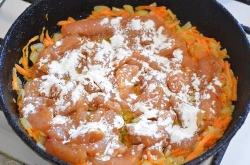 Куриное Филе в сметанно - горчичном соусе. 04 Куриное Филе в сметанно - горчичном соусе. 04