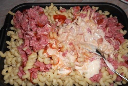 Пикантные макароны в духовке. 02 Пикантные макароны в духовке. 02