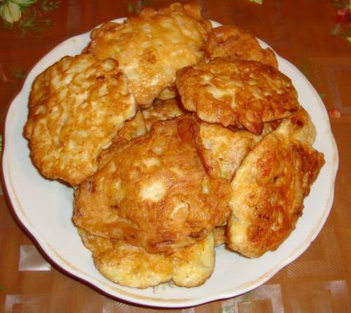 Куриные оладьи. 

Ингредиенты: 

