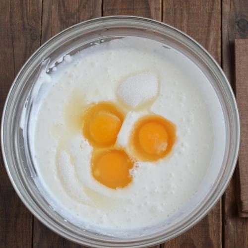 Заварные творожные блины. 02