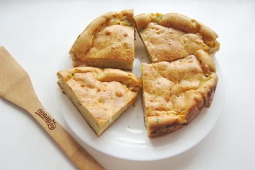 Заливной пирог на майонезе. 02 Заливной пирог на майонезе. 02