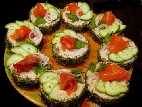 Подборка бутербродов для праздничного стола. 05 Подборка бутербродов для праздничного стола. 05